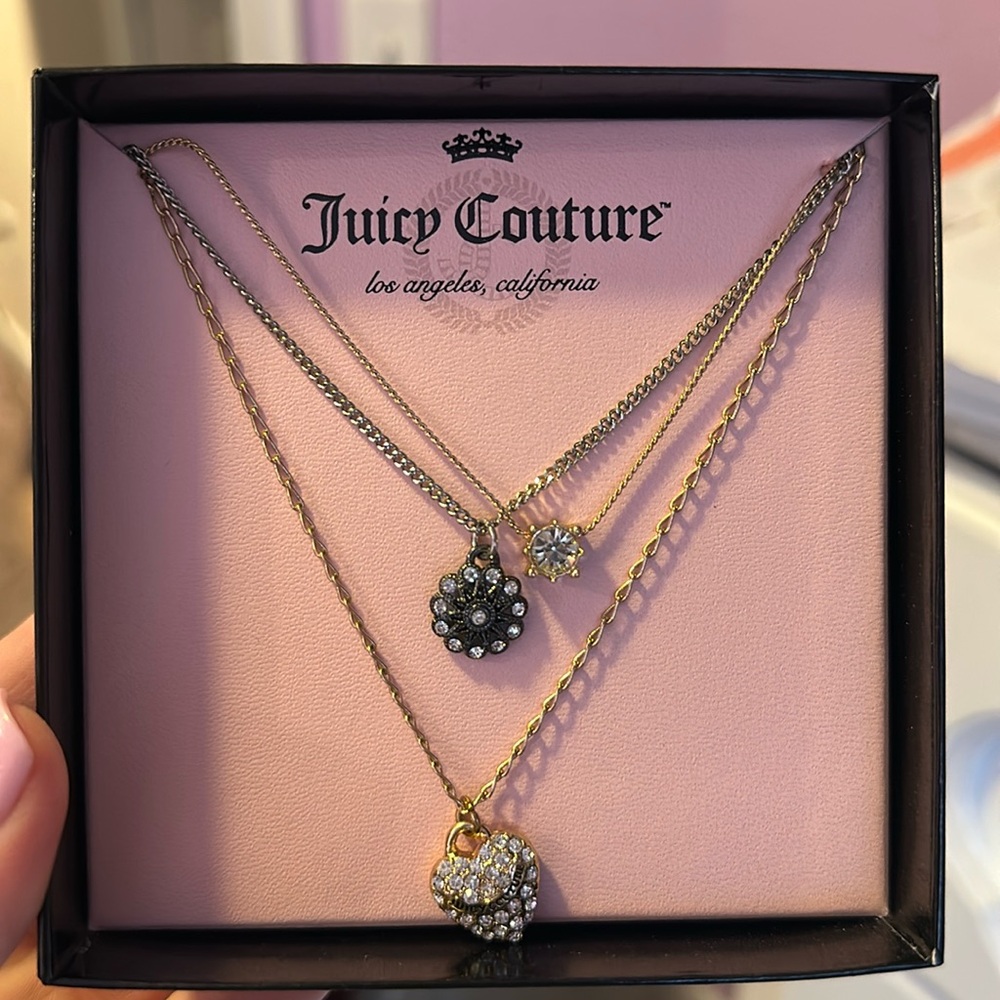 Brand new Juicy Couture necklace set